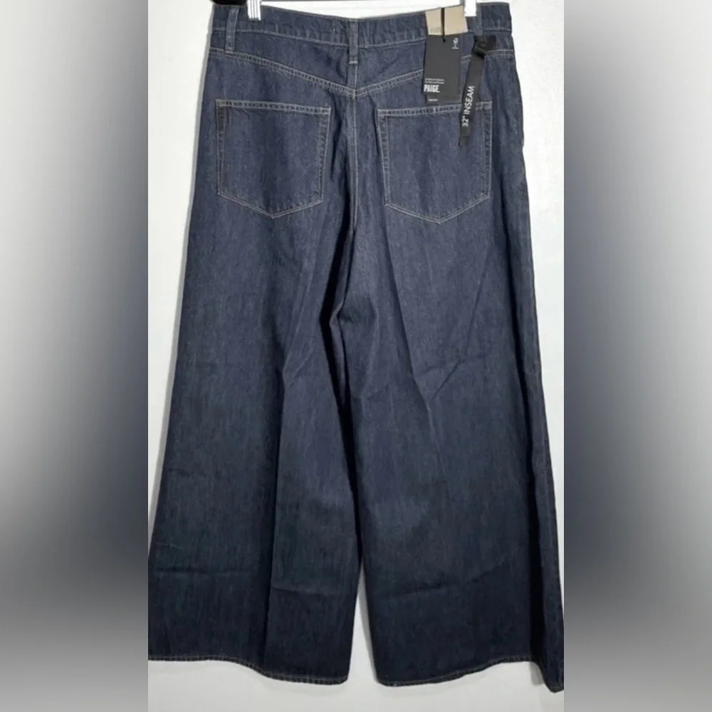 PAIGE Dark Blue Flare Jeans - Picture 15 of 15